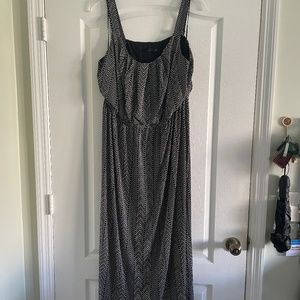 Polka Dot Lane Bryant Maxi Dress Size 18/20